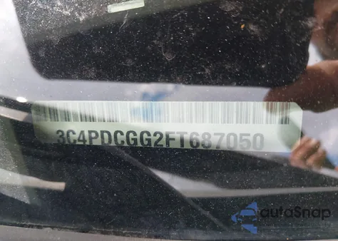 2015 Dodge Journey Crossroad from USA, damaged, VIN 3C4PDCGG2FT687050